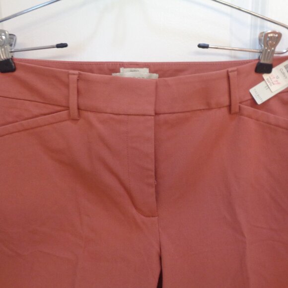 NWT Talbots Curvy Coral Color Pants Size 12 - Picture 7 of 9